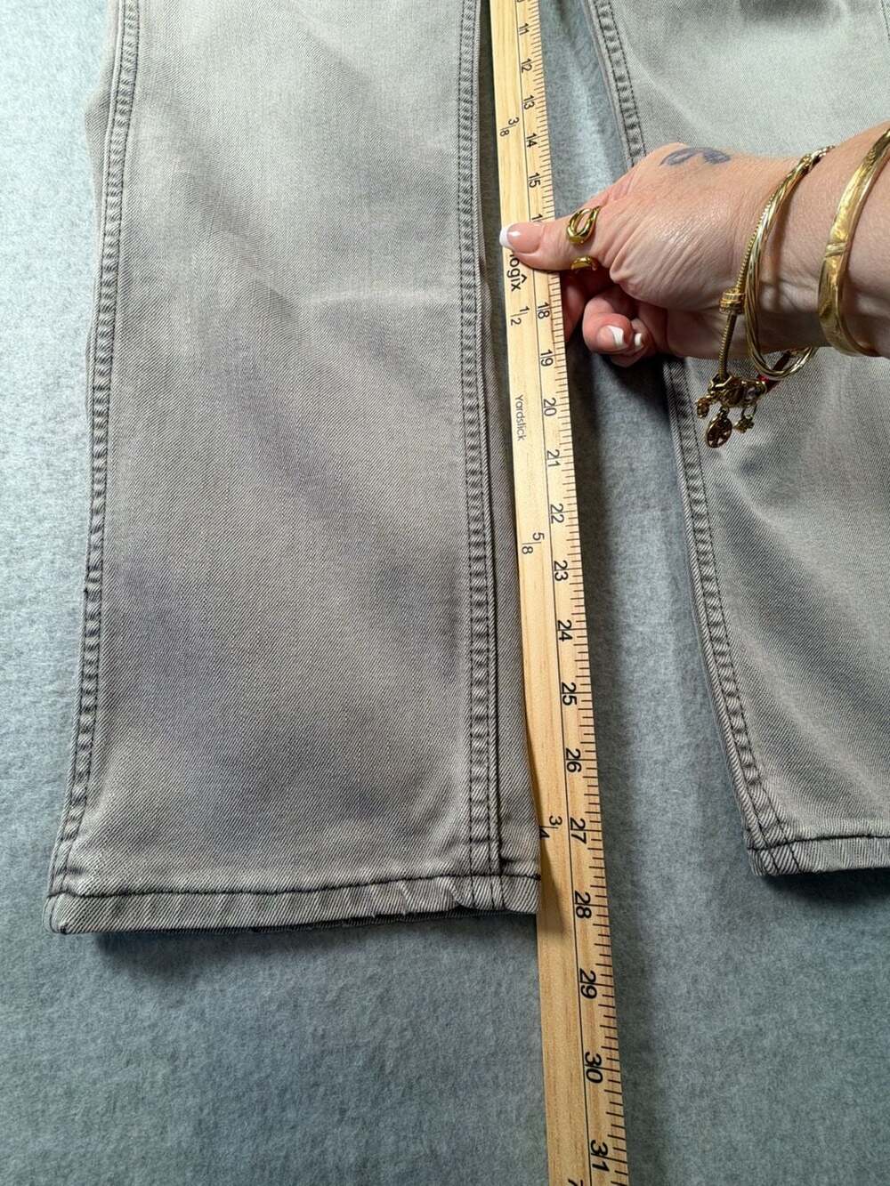 Levi's 511 Slim Fit Jeans 32x30 Gray - Picture 2 of 7